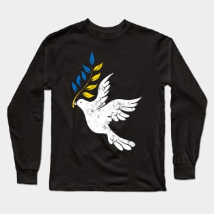 Ukraine Peace Dove Long Sleeve T-Shirt